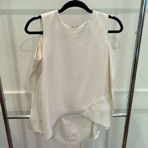 Amanda Uprichard Blouse | Cut Out Shoulder Sleeves